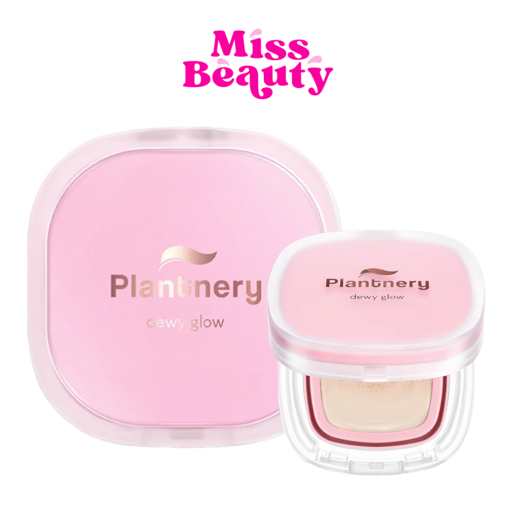 (ตลับ) Plantnery Dewy&Shine Soft Glow Essence Cushion SPF50 PA++ แพลนท์เนอรี่ ดิวอี้ & ชายน์ เอสเซนส