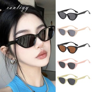 ส่งเร็ว🌼แว่นตากันแดดตาแมววินเทจY2Kสไตล์เกาหลีแฟชั่นป้องกันรั…