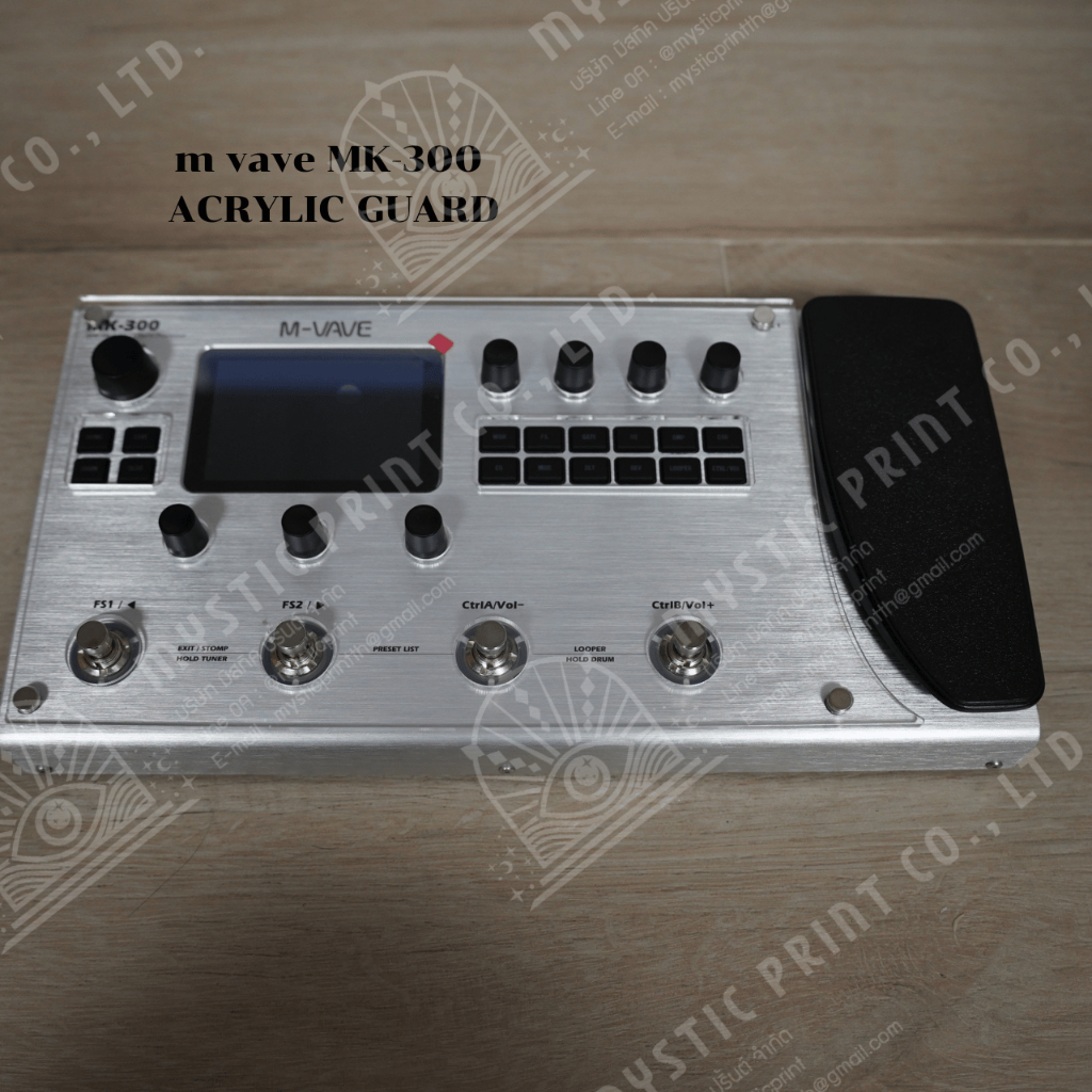 m vave MK-300 Acrylic guard แผ่นอะคริลิคกันรอย
