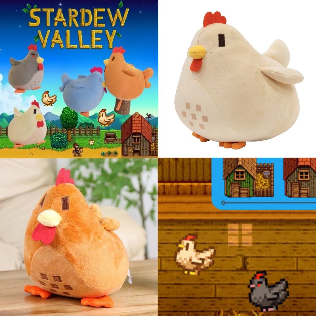 พร้อมส่ง🐔ตุ๊กตาไก่ สตาดิว ตุ๊กตาไก่น่ารัก Stardew Valley chicken doll plushy hen ตุ๊กตาแม่ไก่ หมอนไก่ ของขวัญ 23230