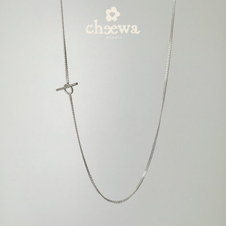 Cheewa Studio | silver925 | simple OT chain necklace สร้อยเง…