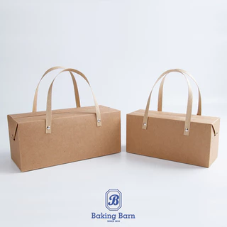 Baking barn กล่องของขวัญ ของฝาก ของชำร่วย ใส่ขนม กล่องกระดาษสีน้ำตาล Gift box