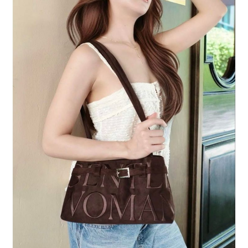 SUEDE BALLERINA BAG GentleWomen