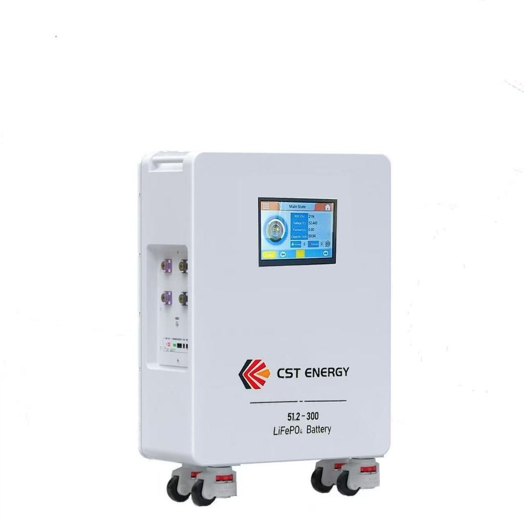 Battery LiFePo4 CST 51.2V 300Ah แบตลิเธียม 6,000 Cycles เซลล์เกรดเอ BMS บาลานเซอร์แบบแอ็คทีฟ ประกันศ