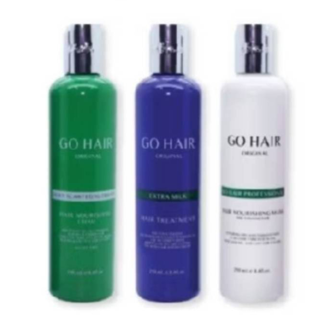 💥Go Hair Silky 👉 GH โกแฮร์ ผลิตภัณฑ์ บำรุงผม  อาหารผม บำรุงผม🍀 250 มล.