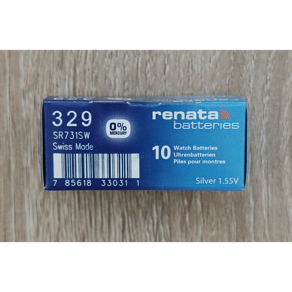 🔘 ถ่านนาฬิกา Renata SR731SW 329 SR731 ของแท้ ถ่านกระดุม 1.55V 🔘