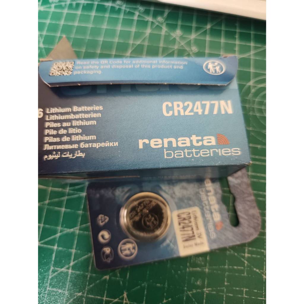 ถ่านกระดุม Renata CR2477N จำหน่ายเป็นแพ็คแบบ 1ก้อน รับประกัน6เดือน