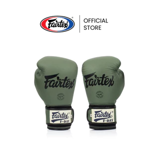 Fairtex นวมชกมวย BGV11 F-Day หนังไมโครไฟเบอร์ น้ำหนักเบา แม่นยำ กระชับข้อมือ นวมมวยพร้อมแพ็คเกจของขวัญ | Boxing Gloves