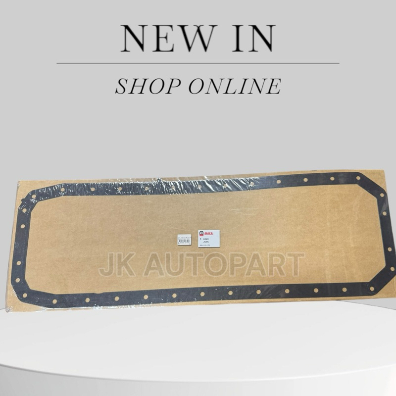 ปะเก็นอ่างเครื่อง HINO FM1J เครื่อง J08C J08C-T SKL แท้ๆ ปะเก็นแคร้ง/BNRKP