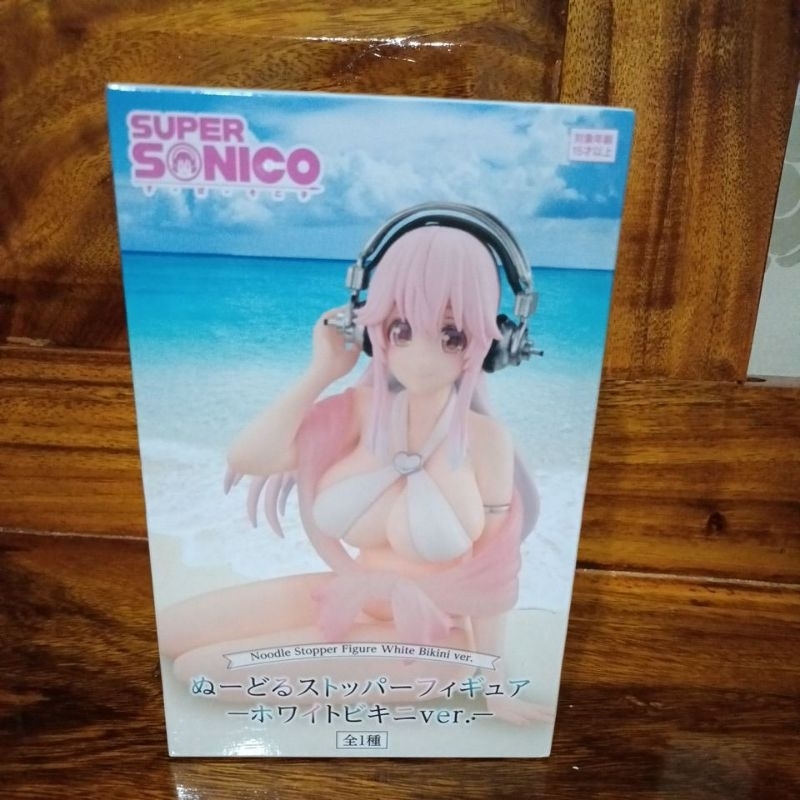 Super sonico noodle stopper figure White ใน Bekinni