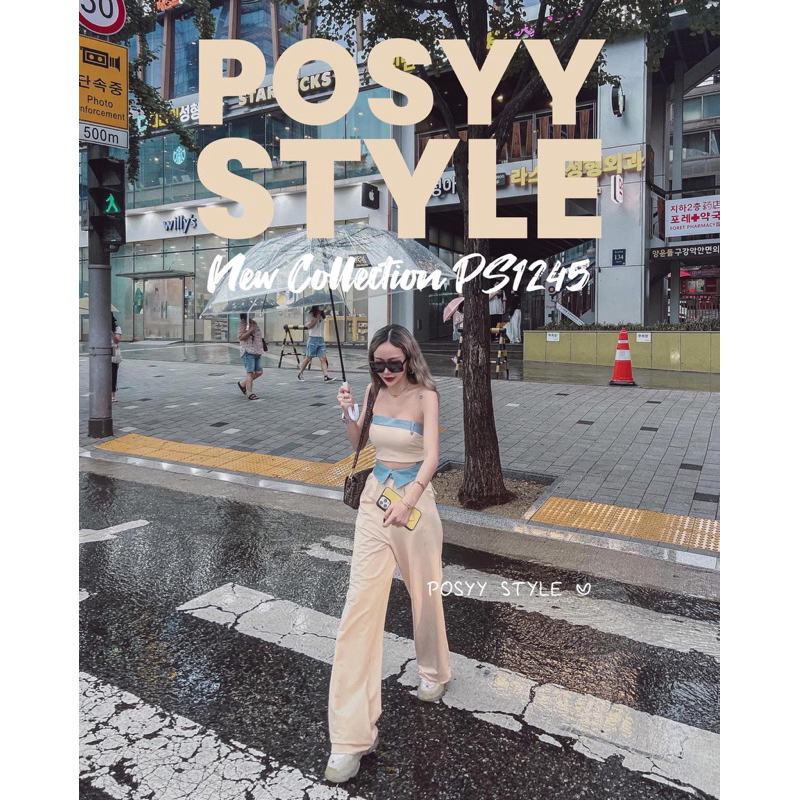 ชุดเซ็ทแบรนด์ POSSY มือ 1 พร้อมถุงแบนด์
