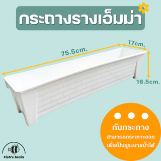 กระถางราง กระถางต้นไม้ กระถางรางสั้น กระถางรางยาว