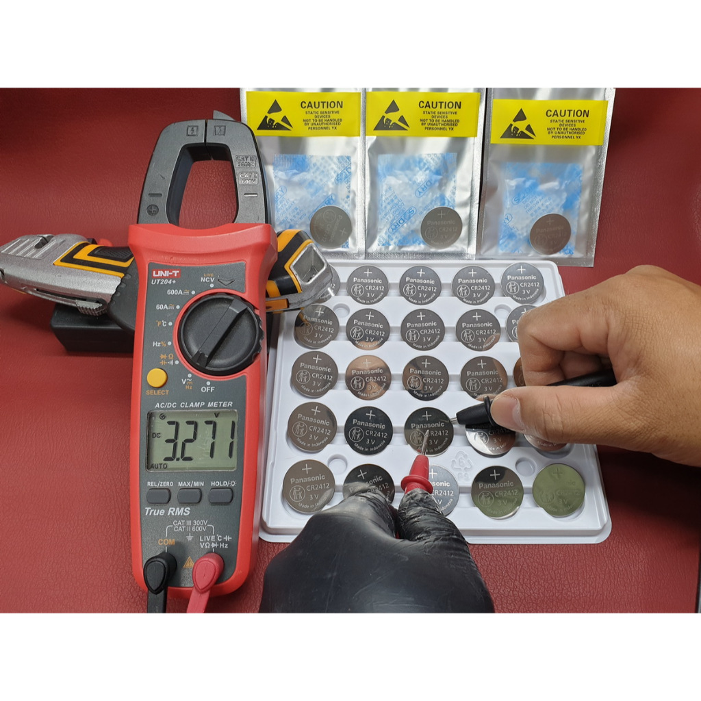 ถ่าน แบตกระดุม  Panasonic CR2412 แท้ แบบไม่มีแพ็คเกจ (แพ็ค1ก้อนใส่ซองกันไฟฟ้าสถิตย์อย่างดี) - รูปที่ 2