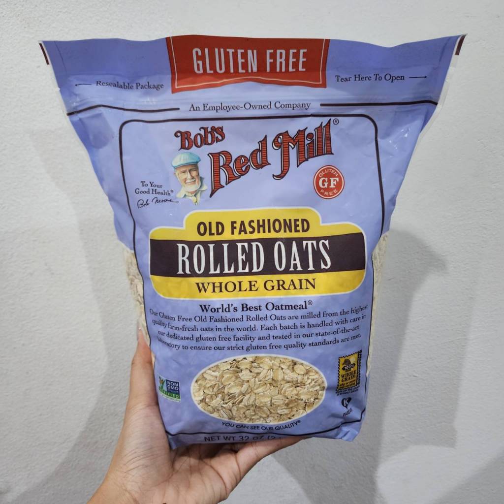 Bob's Red Mill Old Fashioned Rolled Oats Organic 32 oz Bob's Red Mill ข้าวโอ๊ตรีดแบบเก่าออร์แกนิก 32