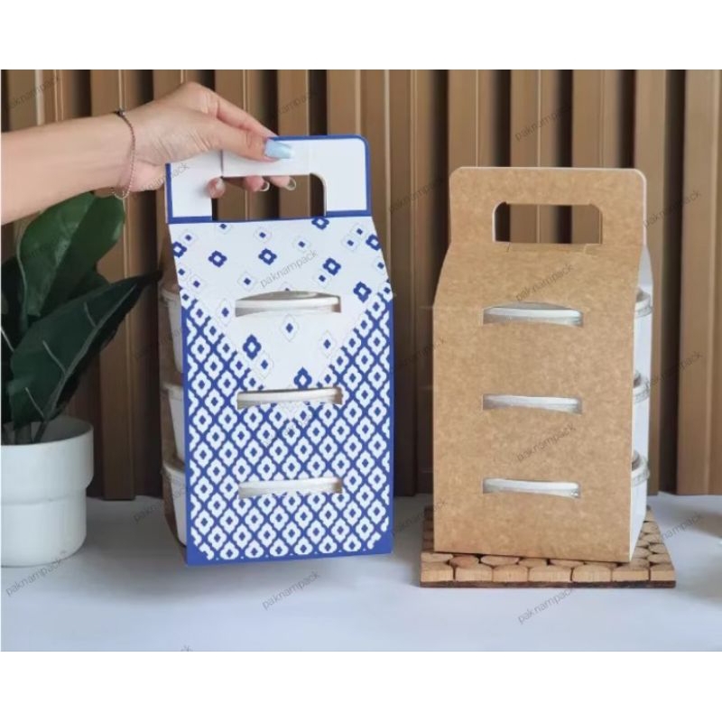 ปิ่นโต3ชั้น(ชาม750ml)+สายคาด ประกอบด้วยชาม+สายคาด(ใช้ได้สองด้าน2สี)