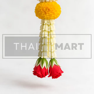 ด้ายร้อยมาลัย ตรามงกุฎ AAA+ เนื้อด้าน 650ม. / 1000ม. | เชือกร้อยมาลัย พวงอุบะ พานพุ่ม ( 1 หลอด)