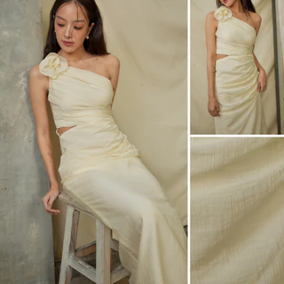 Tangerines - Calla lily one shoulder dress ชุดเดรส ออกงาน