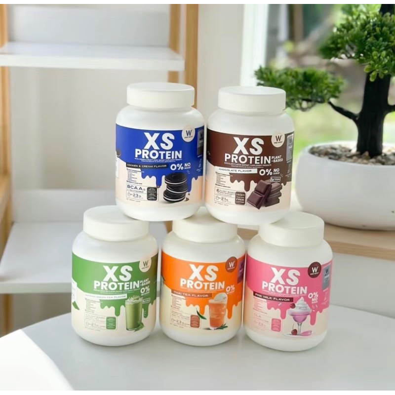 XS PROTEIN - โปรตีนวิ้งไวท์ 1 แถม 1 กระปุก ทานแทนมื้ออาหาร 1 กระปุก 240 กรัม