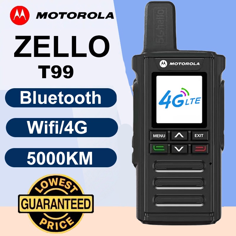 Moto T99 Radio SIM CARD 4G Wifi Internet Global 5000KM