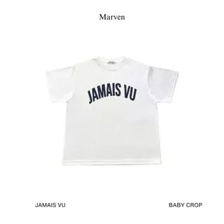 Marvenapparel - JAMAIS VU (Unisex) เสื้อยืดสกรีนลายทรง Baby crop / Oversized