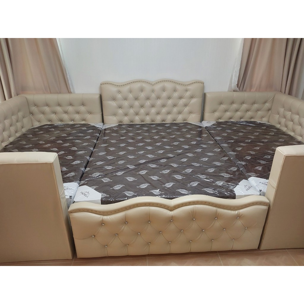 ขนาดพิเศษ สั่งตัดตามขนาดที่ต้องการ ที่นอนยางพาราอัด หนา 6-10 นิ้ว เลือกสีในแชท (เฉพาะที่นอน)