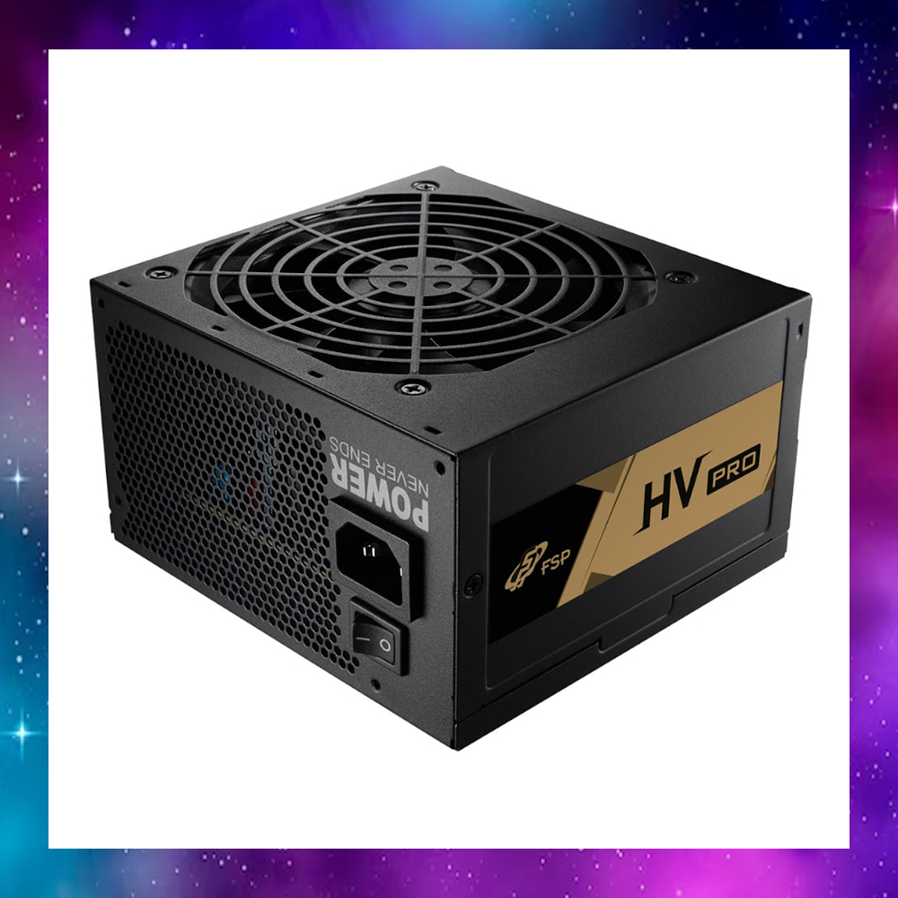 POWER SUPPLY (อุปกรณ์จ่ายไฟ) FSP HV PRO 650W 80+ ใช้งานปกติ
