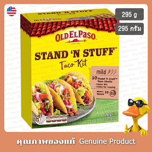 โอลด์เอลพาโซแ สแตนด์ แอนด์ สตัฟฟ์ ทาโก้ คิท 295 กรัม - Old El Paso Stand 'n Stuff Taco Kit 295g