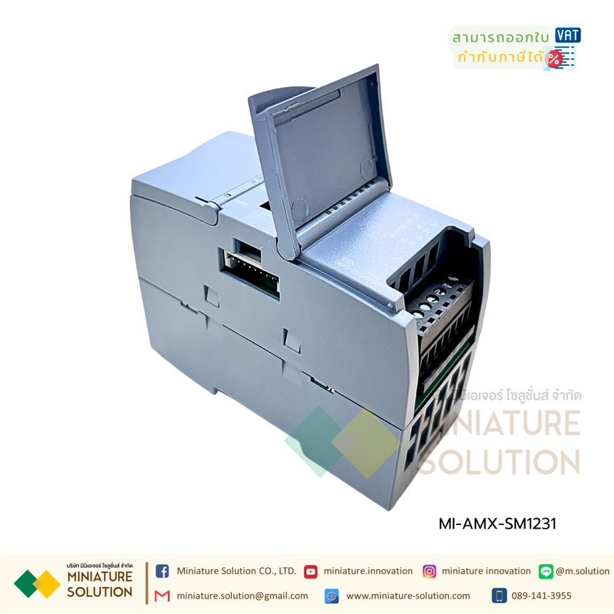 Amsamotion S7-1200, Analog input, SM 1231, 8 AI : 231-4HF32-0XB0 Analog_8 inputs, 13-bit resolution