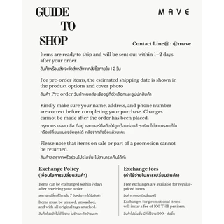 MAVE เสื้อรุ่น 10am knit top สี Navy,Pink,Blue,Mocha,Ash