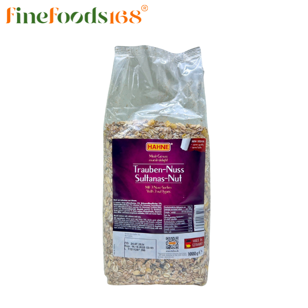 ฮาทเน่ เรซิน นัต มูสลี่ 1000 กรัม Hahne Raisin Nut Muesli 1000 g.