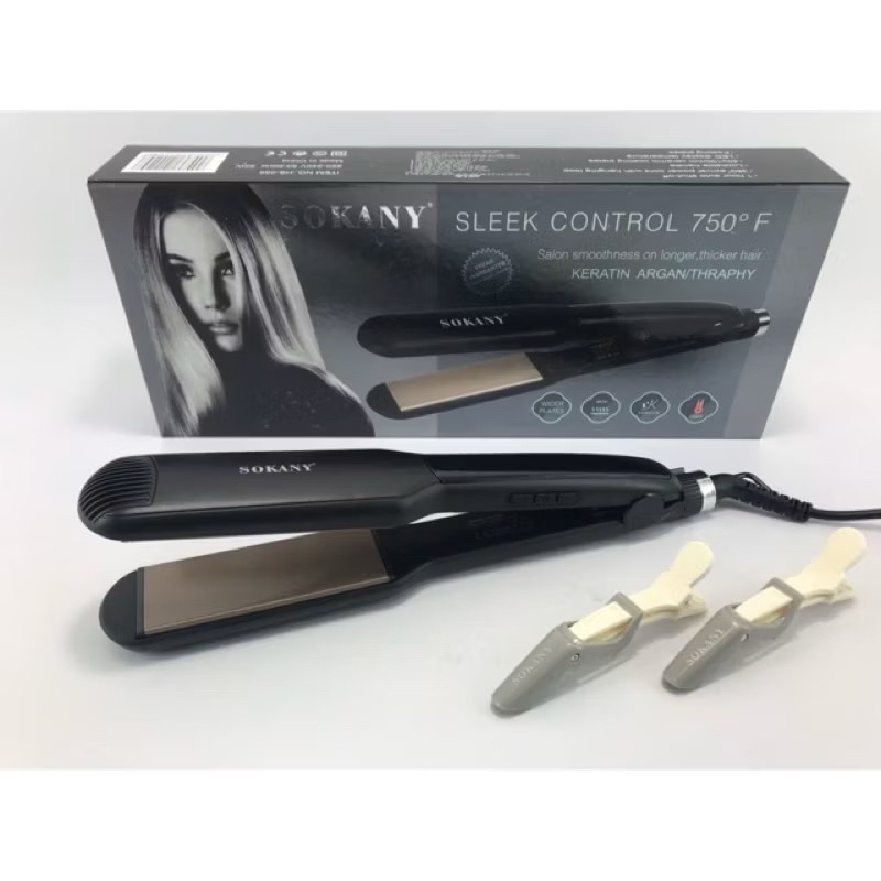 Sokany HS-059 รุ่นใหม่ พร้อมส่ง เครื่องหนีบผมของแท้ 💯%