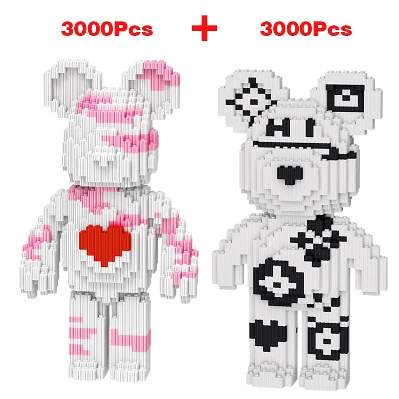 บล็อกตัวต่อหมีรุนแรง โมเดลบล็อกตัวต่อ 30CM thumbnail 10