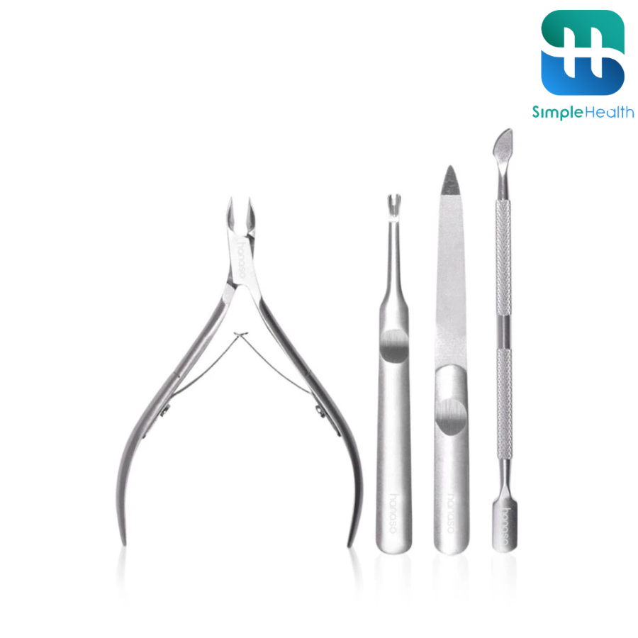 Simple health TH กรรไกรตัดหนัง กรรไกรตัดเล็บ ชุด 1ชิ้น 2ชิ้น 4ชิ้น Nail Clipper สำหรับตัดหนัง แซะเล็บ ครบเซ็ต