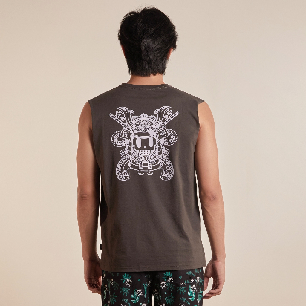 TOKIDOKI เสื้อแขนกุด NERIMA NIGHTFALL MUSCLE TEE