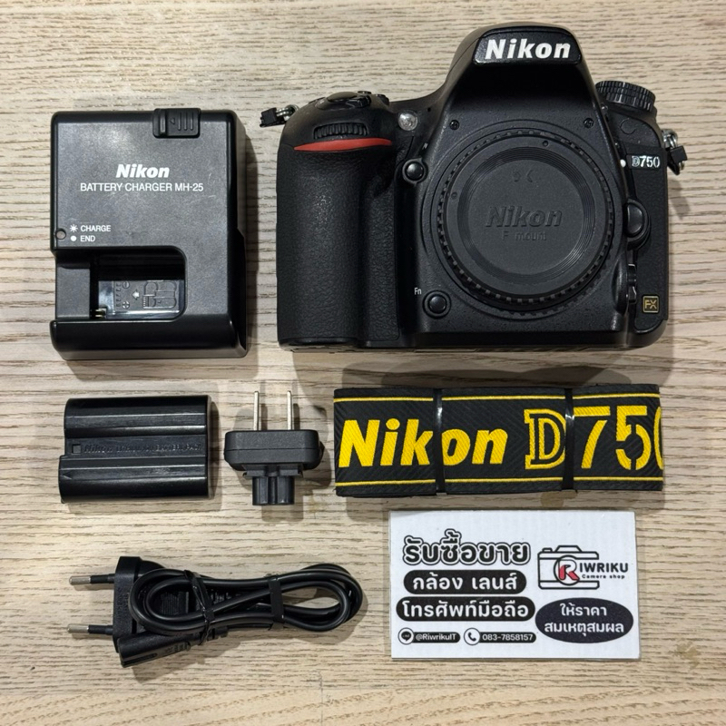 Nikon D750 FX (บอดี้) มือสอง สภาพดีใช้งานปกติ