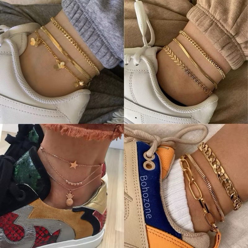 สร้อยข้อเท้าแฟชั่น 🔥🔥พร้อมส่ง🔥🔥Anklet