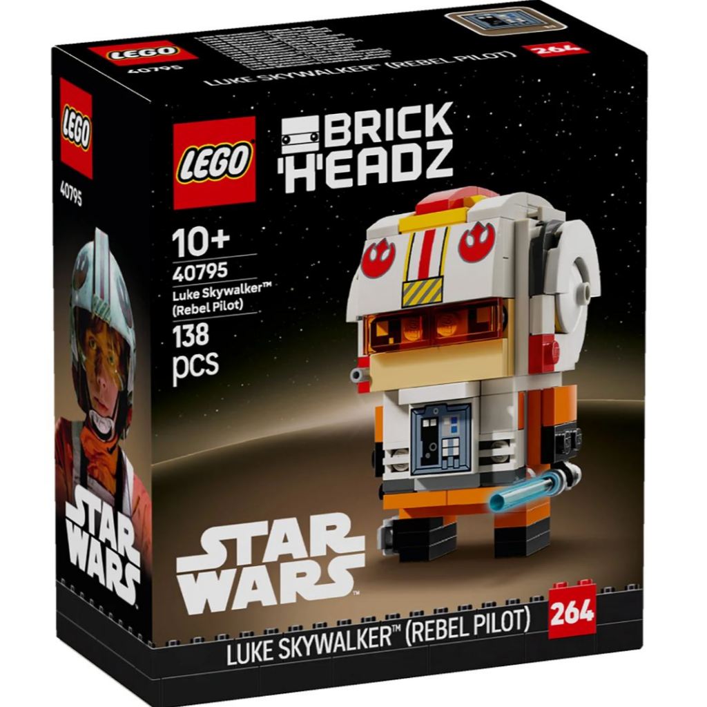 LEGO® BrickHeadz™ Luke Skywalker™ (Rebel Pilot) 40795