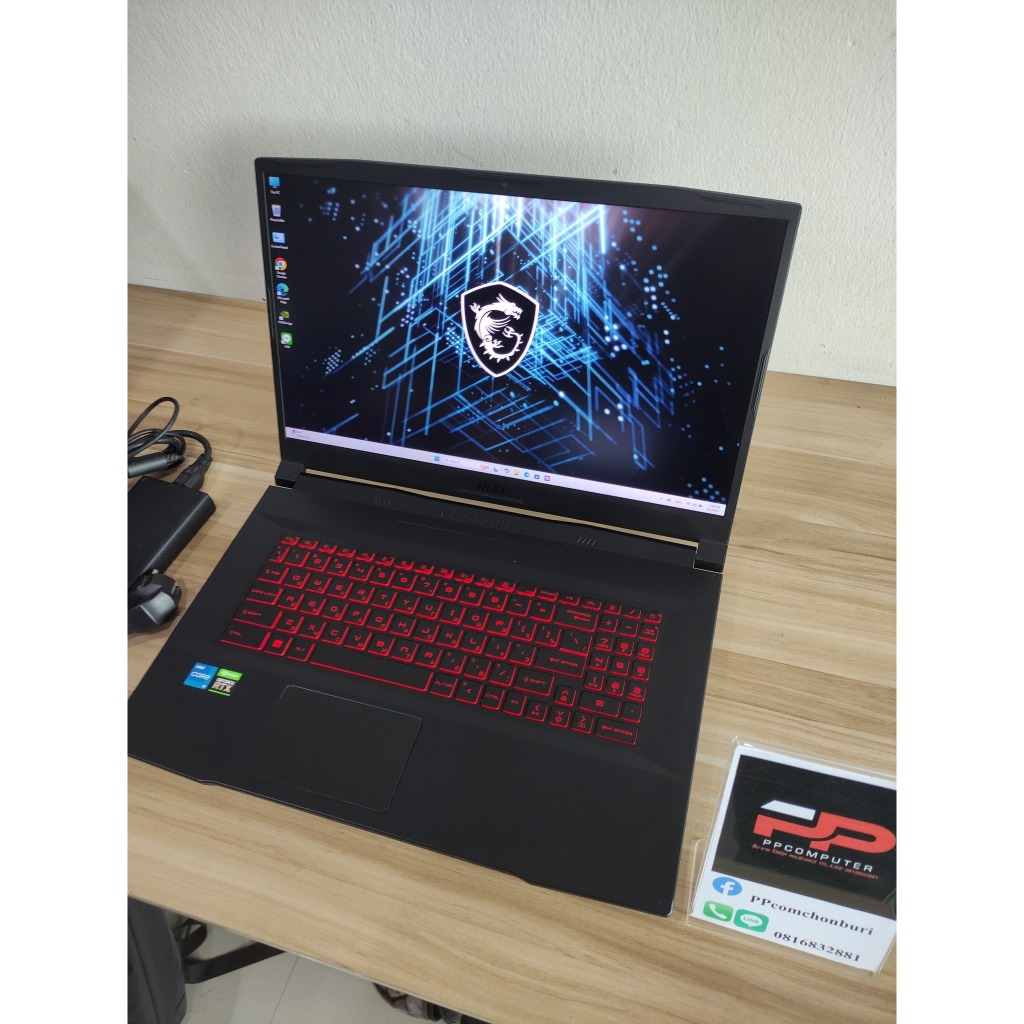 💻 โน๊ตบุ๊ค Msi katana เครื่องนอก จอ 17นิ้ว RTX3060