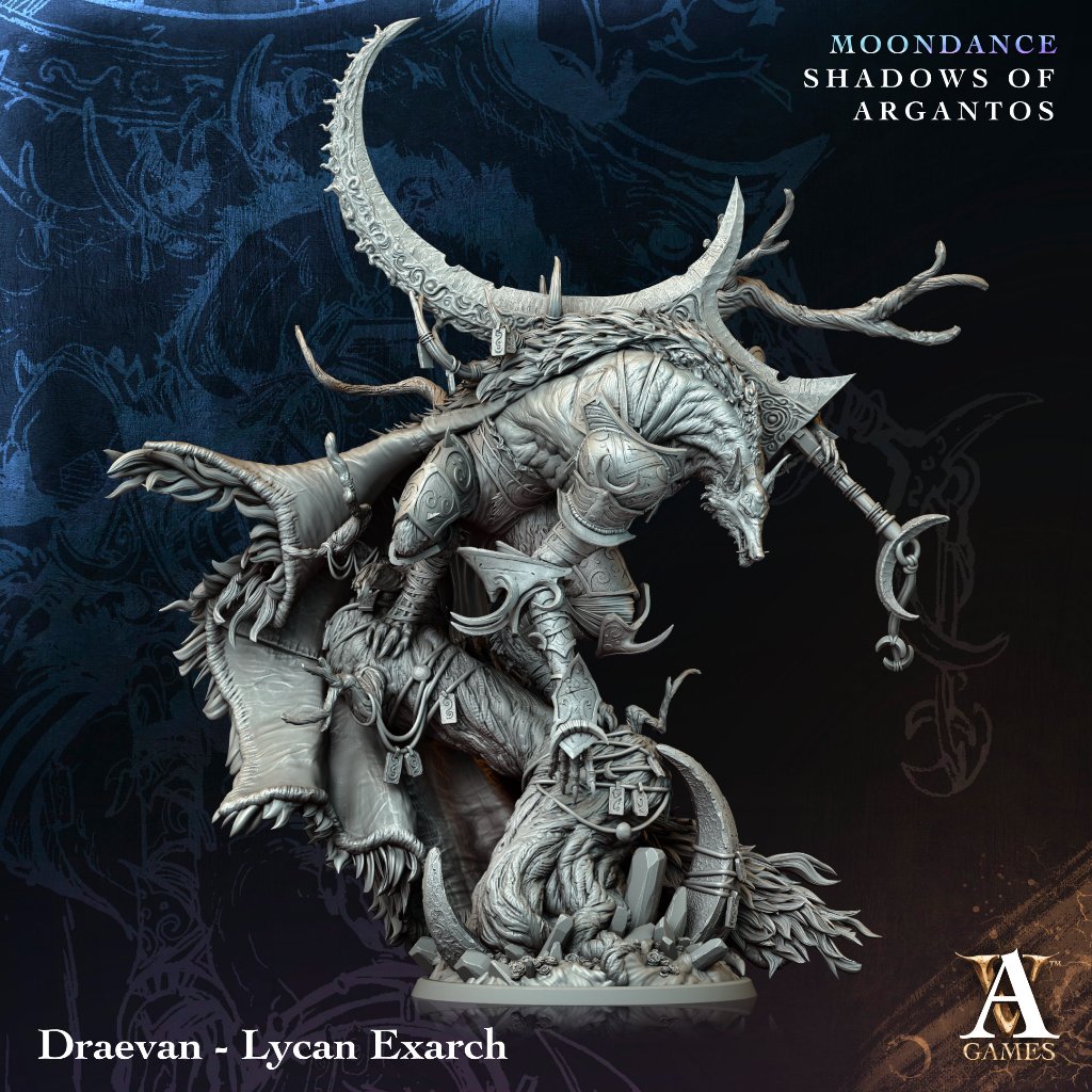 Draevan - Lycan Exarch 100mm Miniature