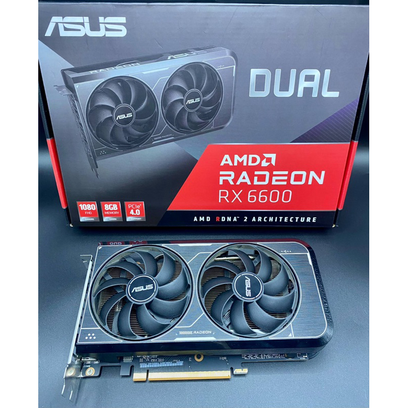 RX6600 Asus Dual มือ2 สภาพใหม่กริ๊บ ประกันยาวๆ Ihave 11/27
