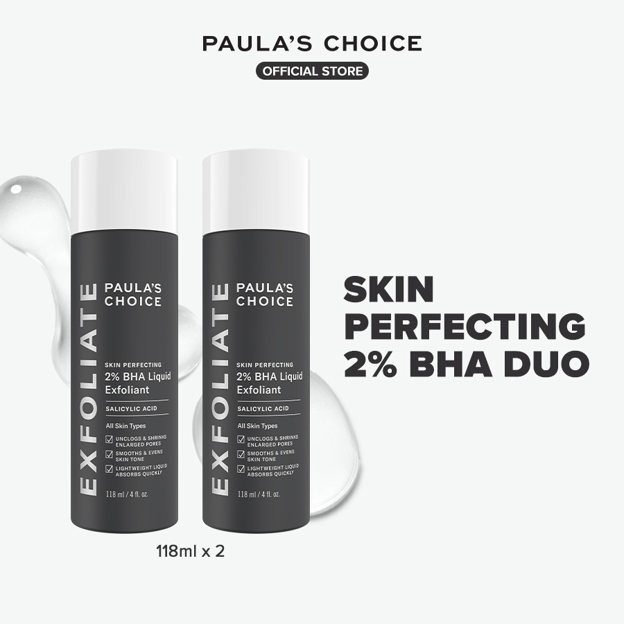 Paula's Choice 2% BHA Exfoliant 118ml Duo