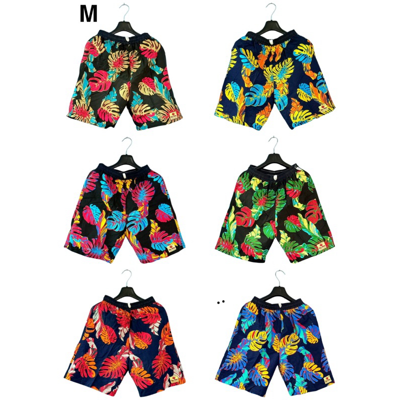 กางเกงขาสั้นคอตตอน 100% Size M ผู้ใหญ่