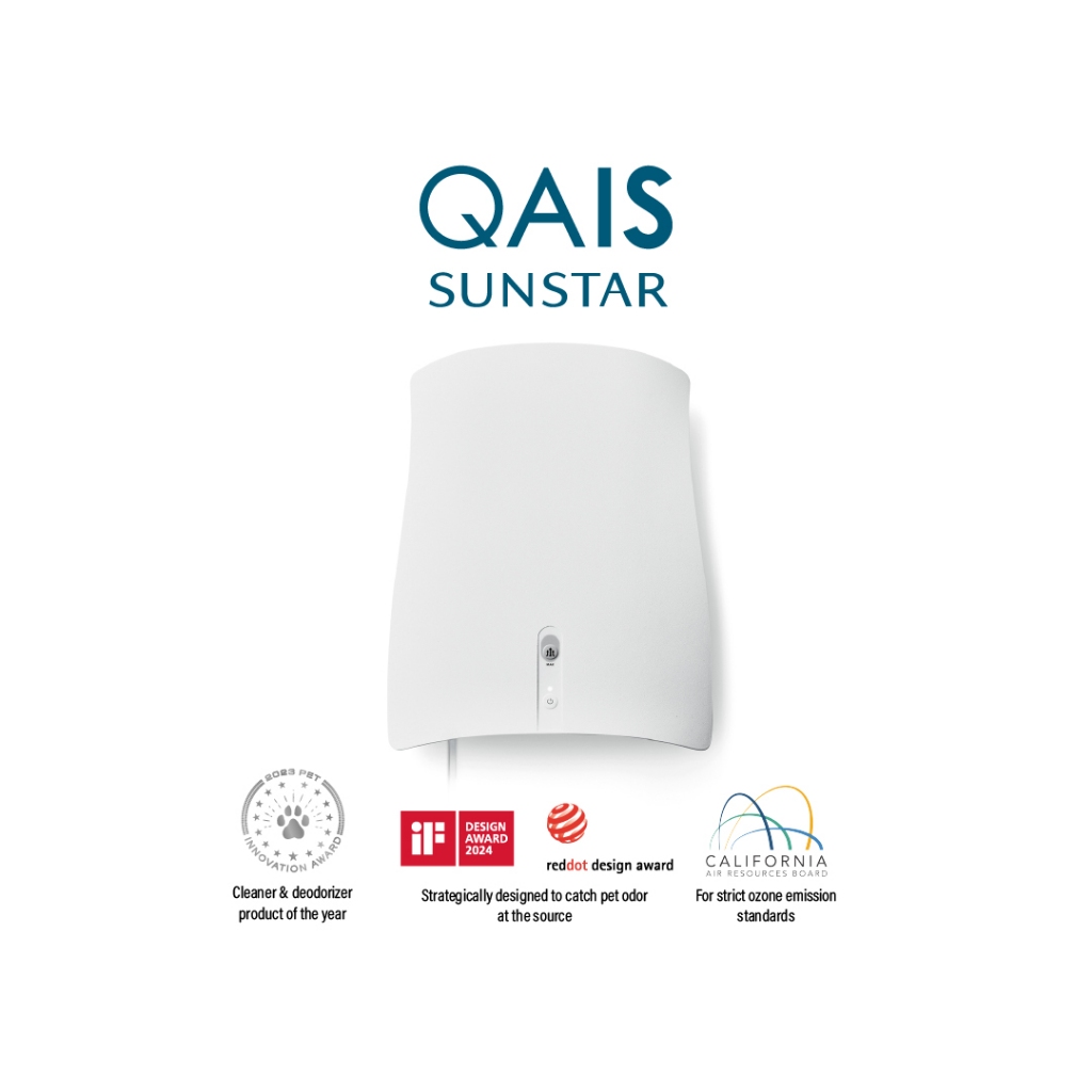 SUNSTAR QAIS AIR 04 เครื่องฟอกอากาศไร้ไส้กรอง สำหรับกำจัดกลิ่น และสัตว์เลี้ยงโดยเฉพาะ