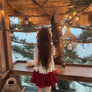🎀Mona🎀คอกลม แขนสั้น เสื้อเชิ้ต หลวม แฟชั่น หวาน
