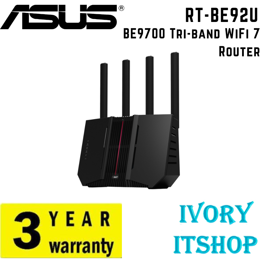 Asus RT-BE92U BE9700 Tri-band WiFi 7 Router