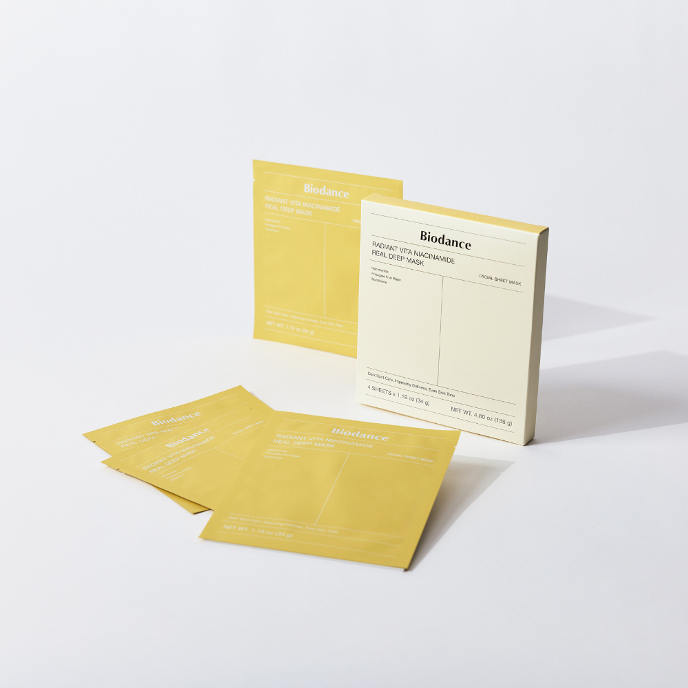 BIODANCE Radiant Vita Niacinamide Real Deep Mask 34g (8ea/12ea) - รูปที่ 5