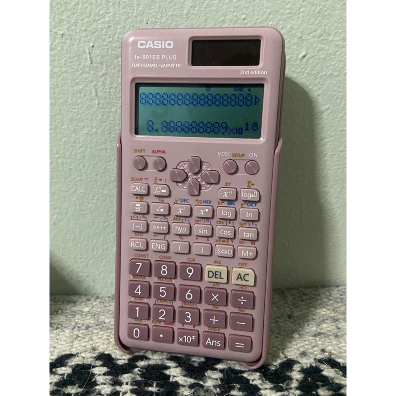 Casio Fx911es Plus(Calculator)(Pink)