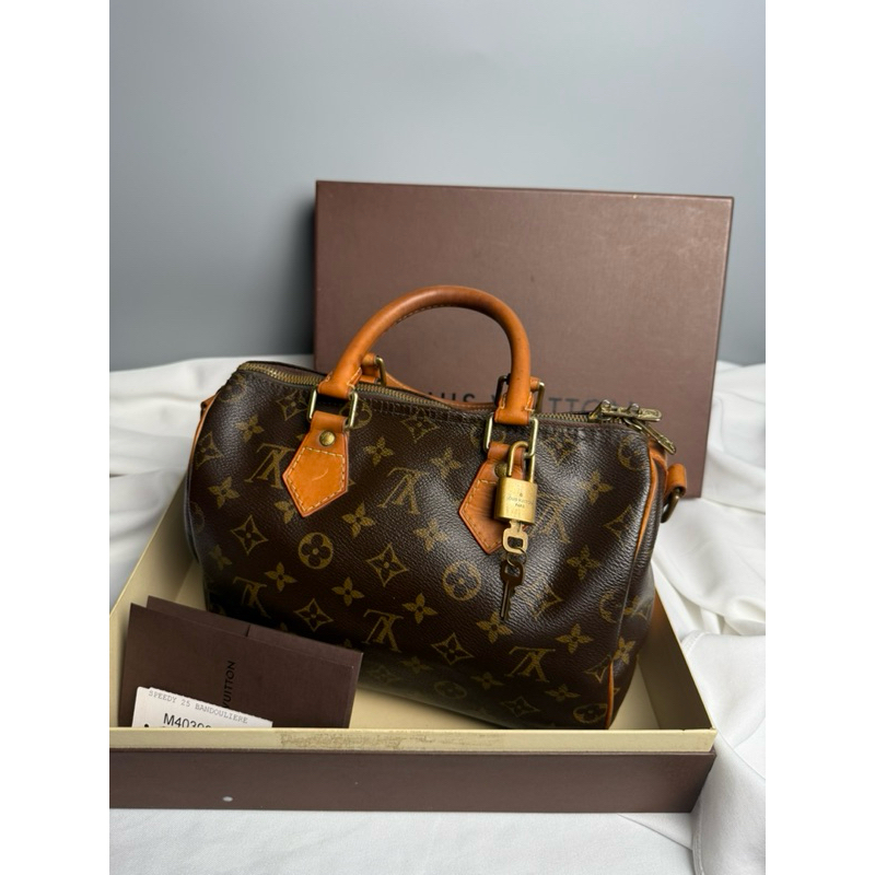 กระเป๋าถือ Lv speedy25 dc12 มือสองของแท้