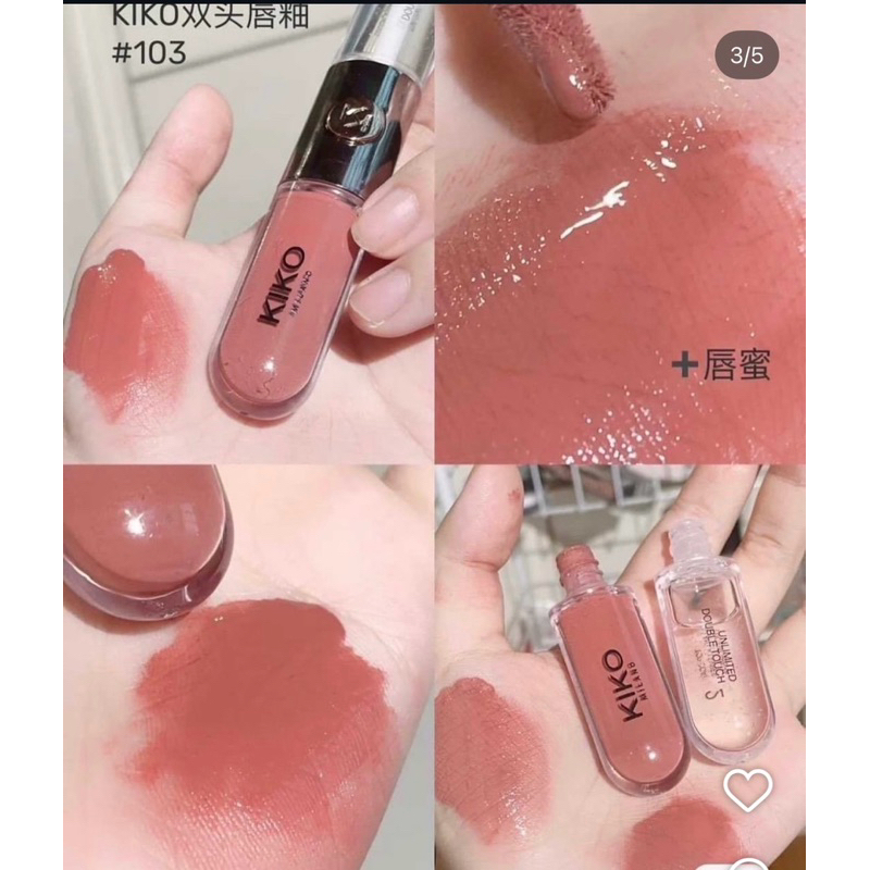 Lip Kiko Milano Unlimited Double touch สี 103