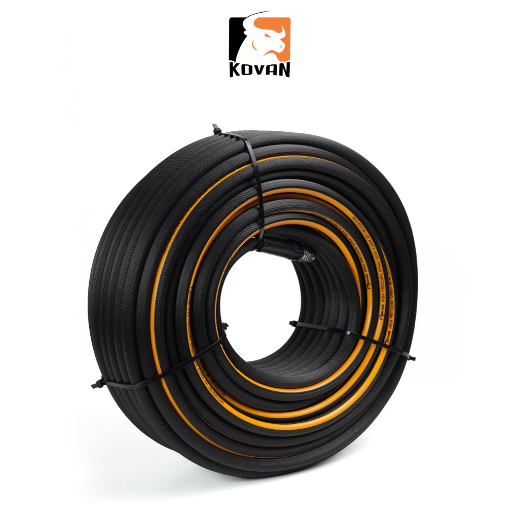 KOVAN สายพ่นยา PVC  สายยางถักพิเศษ 5 ชั้น สายพ่นยา 200 บาร์ พร้อมหัวทองเหลือง